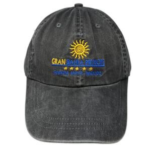 Caribbean Side Gran Bahia Principe Baseball Cap Gray One Size Riviera Maya Hat